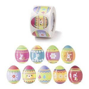 Easter Themed Stickers, Labels, Decals 500, #1
